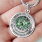 My Mind Still Talks To You Green Hummingbirds Tree Of Life SP2209021 Luxury Necklace with Back Engraving