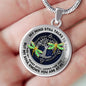 AG0608101 My Mind Still Talks To You Golden Dragonflies Silver Celtic Knot Tree Of Life Luxury Necklace with Back Engraving
