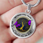JL2207034 My Mind Purple Butterflies Golden Tree Of Life Luxury Necklace with Back Engraving
