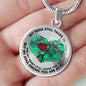 SP0109050 Mind Still Talks To You Hummingbirds Broken Heart And Rose Luxury Necklace with Back Engraving