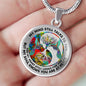 AG2108052 My Mind Still Talks To You Hummingbirds Yin Yang Tree Of Life Luxury Necklace with Back Engraving