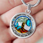AG1308013 My Mind Still Talks To You Blue Butterflies Tree Of Life Luxury Necklace with Back Engraving