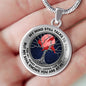 AG0608095 My Mind Still Talks To You Red Cardinals Silver Moon Tree Of Life And Galaxy Luxury Necklace with Back Engraving