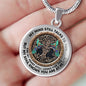 AG1208038 My Mind Still Talks To You Hummingbirds Rose Gold Tree Of Life Luxury Necklace with Back Engraving