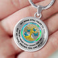 JL1407001 My Mind Still Talks To You Turquoise Butterflies Opal Gold Tree Of Life Luxury Necklace with Back Engraving
