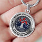 AG0608085 My Mind Still Talks To You Red Cardinals Silver Celtic Knot Tree Of Life Luxury Necklace with Back Engraving
