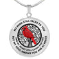 My Mind Still Talks To You Cardinal Tree Of Life TM0004 Luxury Necklace with Back Engraving