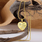 White Butterfly God Has You Memorial Heart Pendant Necklace HNLVBC0001