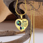Aquamarine Butterfly God Has You Memorial Heart Pendant Necklace HNLVBC0014