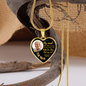 Golden Butterfly My Mind HNLVBC0025 Personalized Memorial Heart Pendant Necklace
