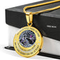 My Mind Still Talks To You Purple Butterflies Tree Of Life SP1909004 Luxury Necklace with Back Engraving