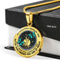JL2207012 My Mind Turquoise Butterflies Black Tree Of Life Luxury Necklace with Back Engraving
