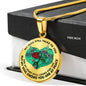 SP0109050 Mind Still Talks To You Hummingbirds Broken Heart And Rose Luxury Necklace with Back Engraving