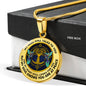 AG0608129 My Mind Still Talks To You Hummingbirds Gold Celtic Knot Tree Of Life Luxury Necklace with Back Engraving