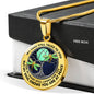 AG0608124 My Mind Still Talks To You Golden Dragonflies Silver Moon Tree Of Life And Galaxy Luxury Necklace with Back Engraving