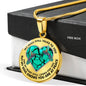 SP0109052 Mind Still Talks To You Hummingbirds Broken Heart Luxury Necklace with Back Engraving
