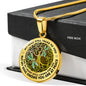 AG1508027 My Mind Still Talks To You Dragonflies Tree Of Life Luxury Necklace with Back Engraving
