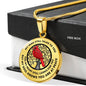 My Mind Still Talks To You Cardinal Tree Of Life TM0004 Luxury Necklace with Back Engraving