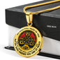 AG1208029 My Mind Still Talks To You Red Cardinals Gold Celtic Tree Of Life Luxury Necklace with Back Engraving