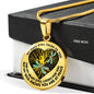 TQ0403 My Mind Still Talks To You Dragonfly Heart Tree Of Life Luxury Necklace with Back Engraving