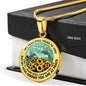 AG2508068 My Mind Still Talks To You Hummingbirds Flower Luxury Necklace with Back Engraving