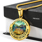 AG2508069 My Mind Still Talks To You Hummingbirds Flower Luxury Necklace with Back Engraving