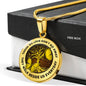 Those We Love Don't Go Away Yellow Butterflies Tree Of Life TM070610 Luxury Necklace with Back Engraving