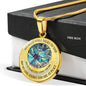 My Mind Still Talks To You Blue Dragonflies Tree Of Life SP2209017 Luxury Necklace with Back Engraving