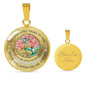 POLVSH0011 Hummingbird Pink Tree Of Life Chakra v2 My Mind Talks To You Luxury Necklace with Back Engraving