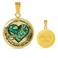 SP0109046 My Mind Still Talks To You Dragonflies Broken Heart Luxury Necklace with Back Engraving