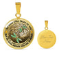 AG1308053 My Mind Still Talks To You Dragonflies Tree Of Life Luxury Necklace with Back Engraving