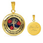 My Mind Still Talks To You 3 Ladybugs Tree Of Life Luxury Necklace with Back Engraving