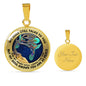 AG2108051 My Mind Still Talks To You Hummingbirds Tree Of Life Luxury Necklace with Back Engraving