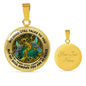 AG2208081 My Mind Still Talks To You Hummingbirds Gold Tree Of Life Luxury Necklace with Back Engraving