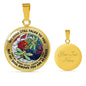 AG2008049 My Mind Still Talks To You Dragonflies Tree Of Life Luxury Necklace with Back Engraving