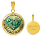 SP0109043 Mind Still Talks To You Dragonflies Broken Heart Of Rocks Luxury Necklace with Back Engraving