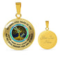 JL1407028 My Mind Still Talks To You Golden Dragonflies Opal Gold Tree Of Life And Dark Luxury Necklace with Back Engraving