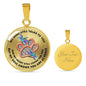 JL1507011 My Mind Turquoise Dragonflies Rose Gold One Paw Luxury Necklace with Back Engraving