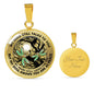 AG2208064 My Mind Still Talks To You Dragonflies Tree Of Life Meditation Luxury Necklace with Back Engraving