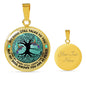 AG1308057 My Mind Still Talks To You Hummingbirds Tree Of Life Luxury Necklace with Back Engraving