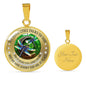 My Mind Still Talks To You Blue Dragonflies Celtic Tree Of Life And Moon SP1909049 Luxury Necklace with Back Engraving
