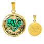 SP0109045 Mind Still Talks To You Dragonflies Broken Heart Luxury Necklace with Back Engraving
