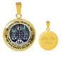 AG1208040 My Mind Still Talks To You Hummingbirds Silver Celtic Tree Of Life Luxury Necklace with Back Engraving