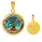 AG2208079 My Mind Still Talks To You Hummingbirds Tree Of Life Luxury Necklace with Back Engraving