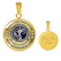 My Mind Still Talks To You Purple Butterflies Celtic Tree Of Life SP1909031 Luxury Necklace with Back Engraving