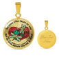 SP0109047 My Mind Still Talks To You Dragonflies Broken Heart And Rose Luxury Necklace with Back Engraving