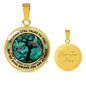 AG1308058 My Mind Still Talks To You Hummingbirds Tree Of Life Luxury Necklace with Back Engraving