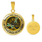 AG1208034 My Mind Still Talks To You Dragonflies Gold Celtic Tree Of Life Luxury Necklace with Back Engraving