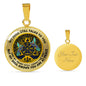 AG1208037 My Mind Still Talks To You Hummingbirds Gold Celtic Tree Of Life Luxury Necklace with Back Engraving