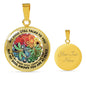 AG2408058 My Mind Still Talks To You Dragonflies Four Seasons Flower Luxury Necklace with Back Engraving